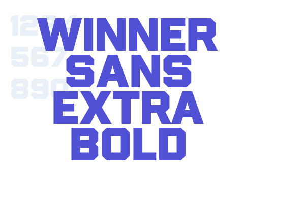 Winner Sans Extra Bold font download