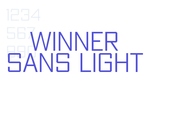 Winner Sans Light font download