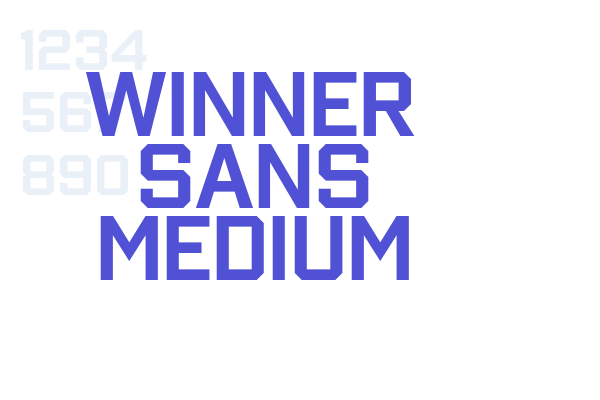 Winner Sans Medium font download