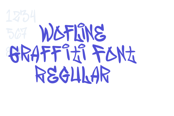 Wofline Graffiti Font Regular font download