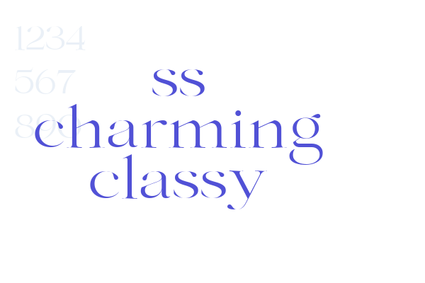 ss charming classy font download