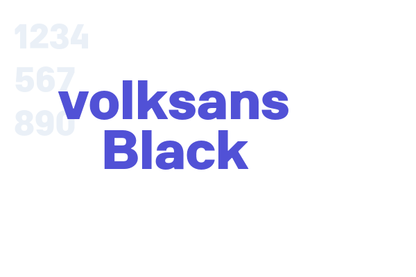 volksans Black font download