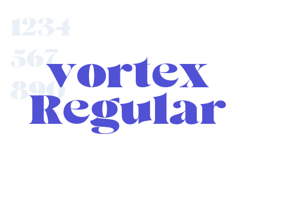 vortex Regular font download