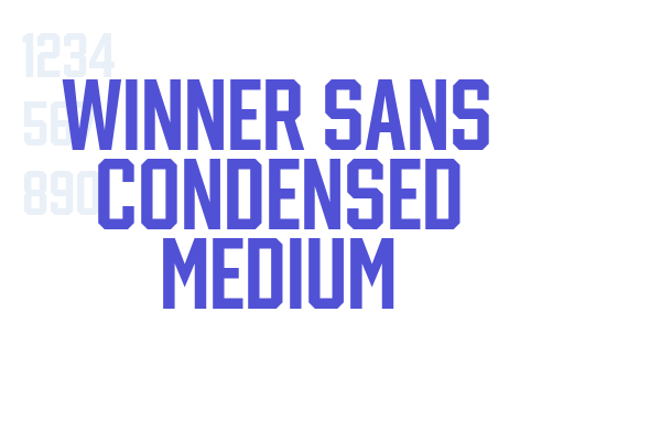 winner sans condensed medium font download