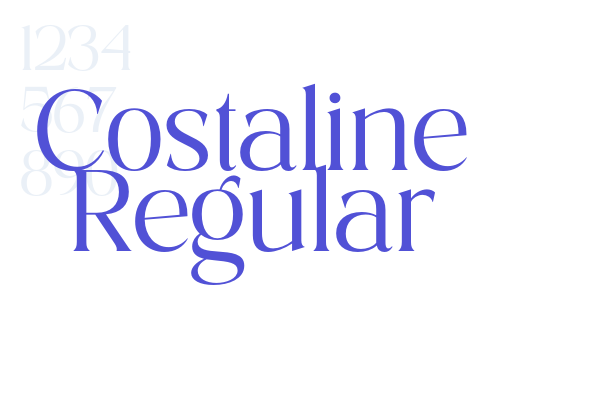 Costaline Regular font