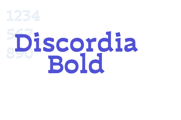 Discordia Bold font download