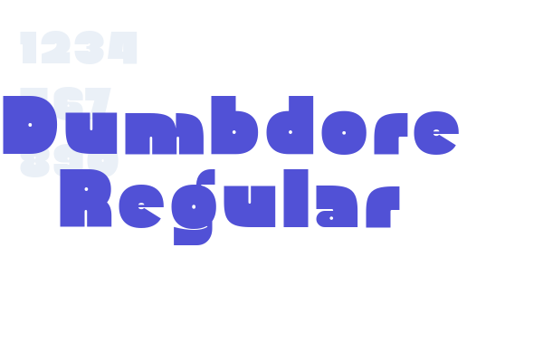 Dumbdore Regular font