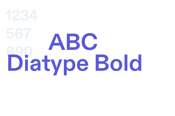 ABC Diatype Bold