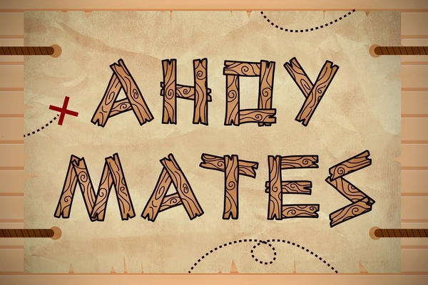 Ahoy Mates font free