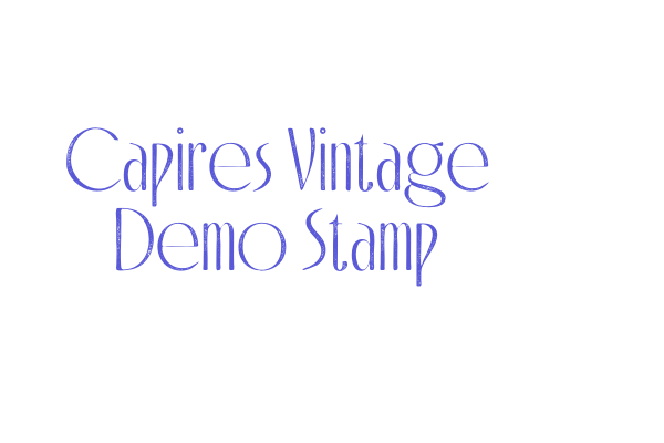 Capires Vintage Demo Stamp