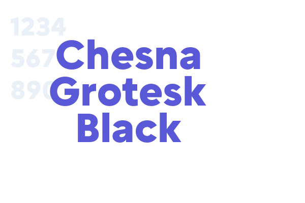 Chesna Grotesk Black