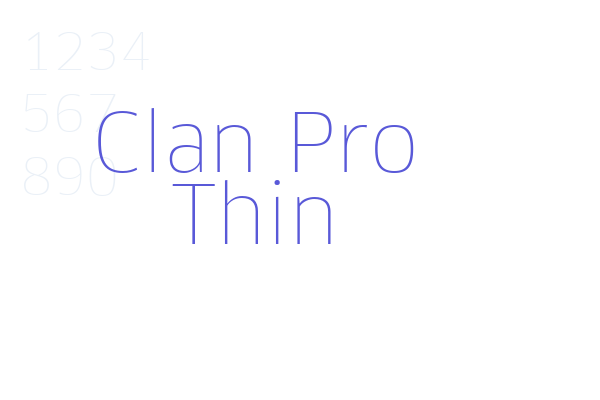 Clan Pro Thin