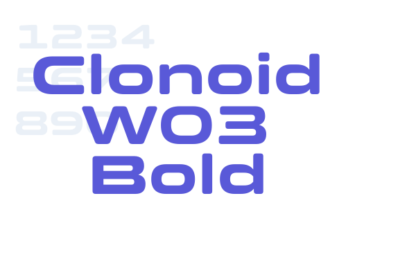 Clonoid W03 Bold