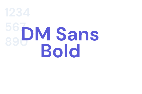 DM Sans Bold