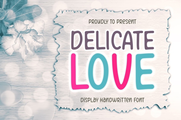 Delicate Love font