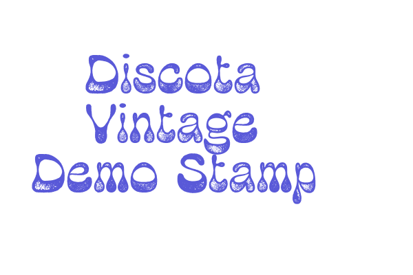 Discota Vintage Demo Stamp