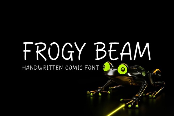 Frogy Beam font