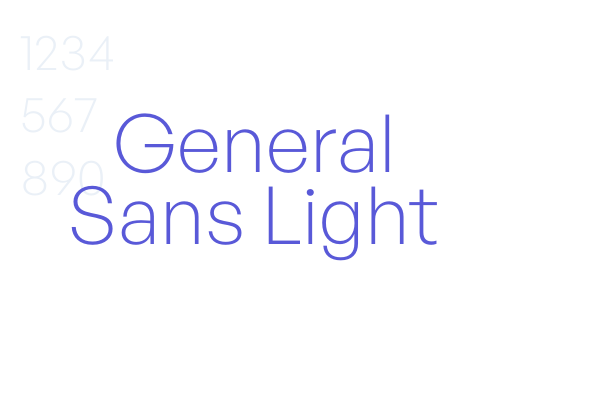 General Sans Light