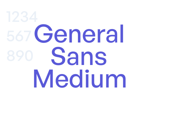 General Sans Medium