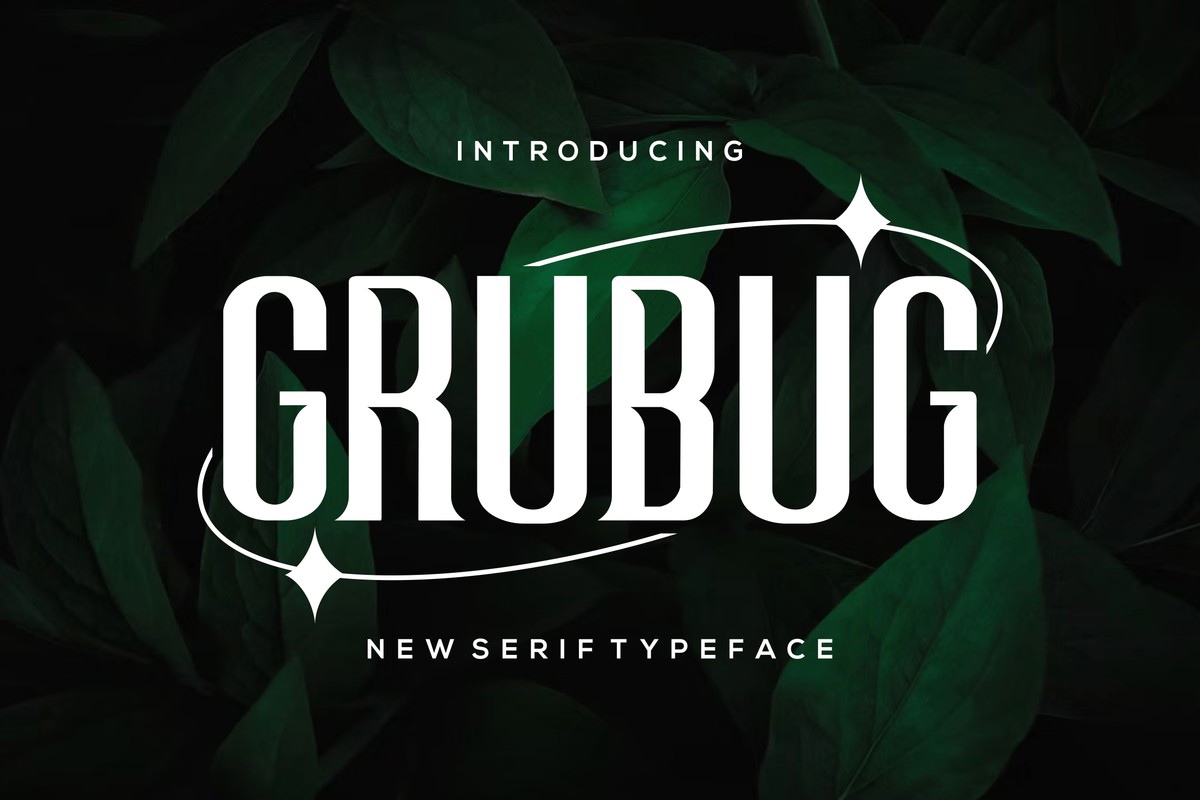 Grubug font