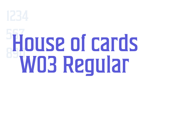 House of cards W03 Regular