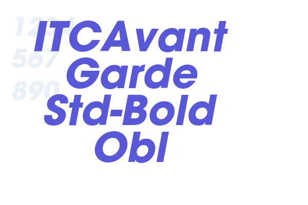 ITCAvant Garde Std-Bold Obl