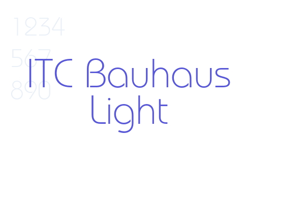 ITC Bauhaus Light