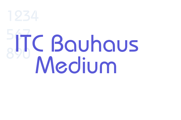 ITC Bauhaus Medium