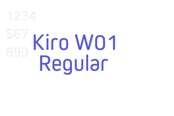 Kiro W01 Regular