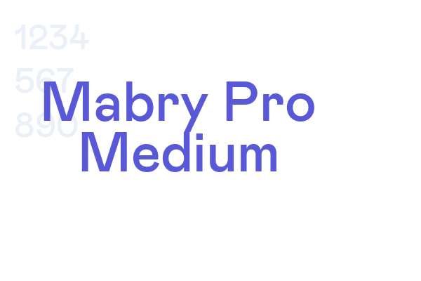 Mabry Pro Medium