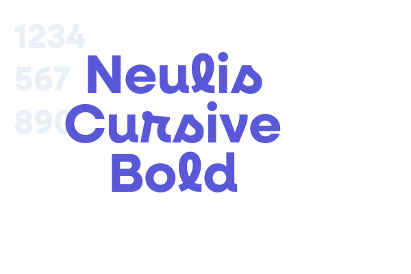 Neulis Cursive Bold