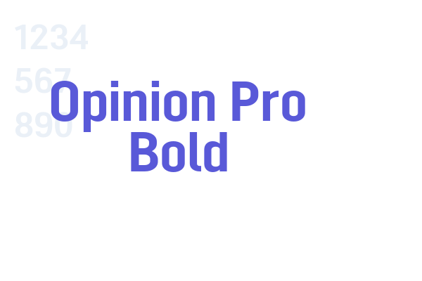 Opinion Pro Bold