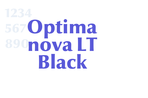 Optima nova LT Black