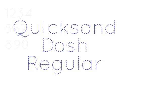 Quicksand Dash Regular