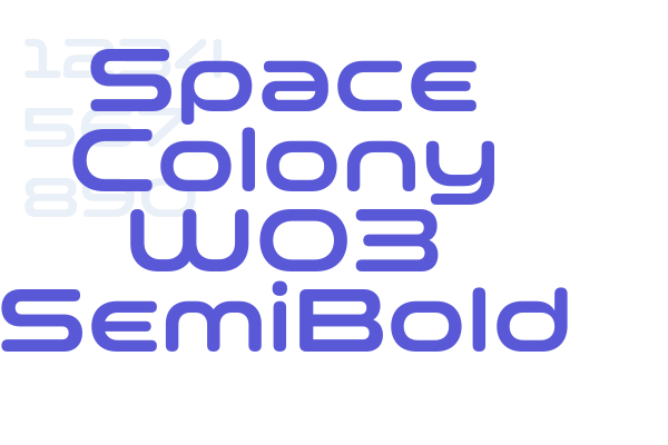 Space Colony W03 SemiBold