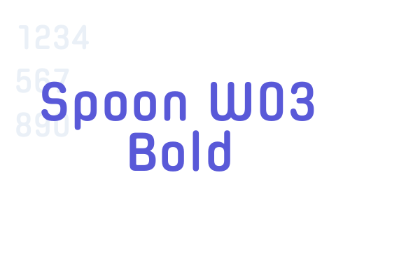 Spoon W03 Bold