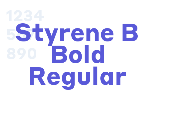 Styrene B Bold Regular