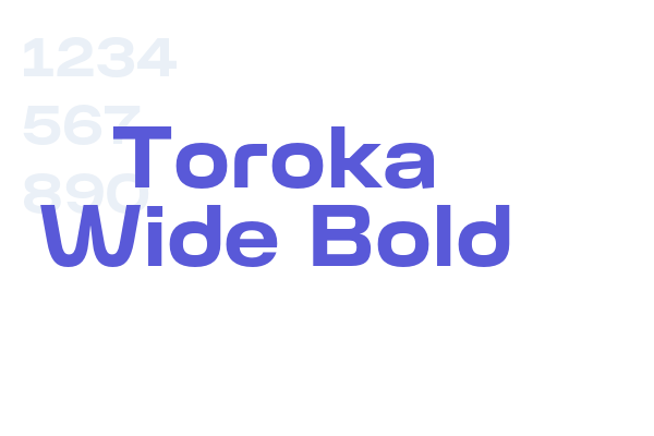 Toroka Wide Bold