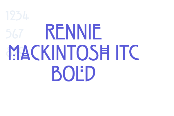 Rennie Mackintosh ITC Bold