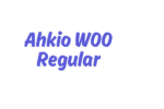 Ahkio W00 Regular Font Free Download Now