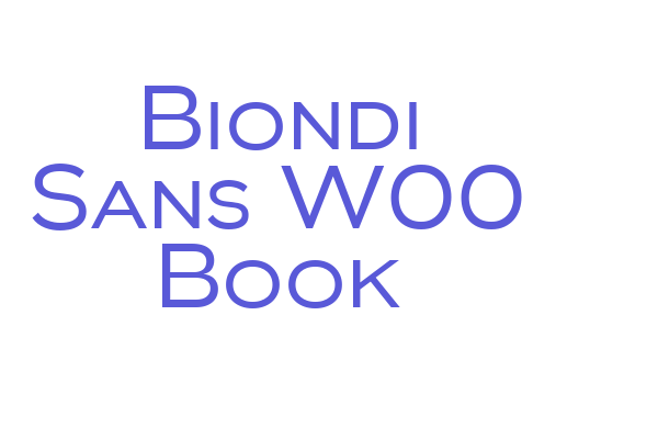 Biondi Sans W00 Book Font Free Download Now