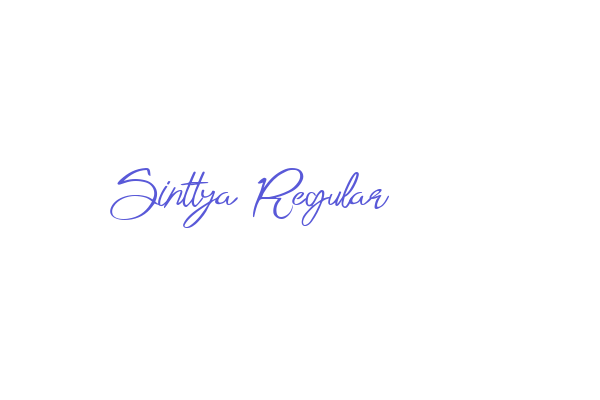 Sinttya Regular Font Free Download Now