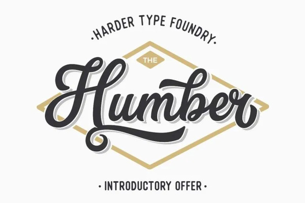 The Humber Script font
