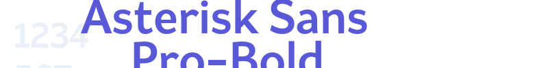 Asterisk Sans Pro-Bold