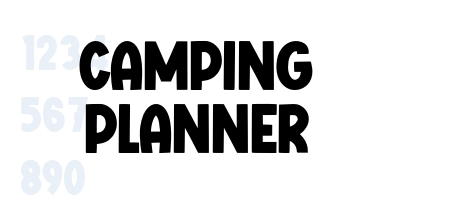 Camping Planner