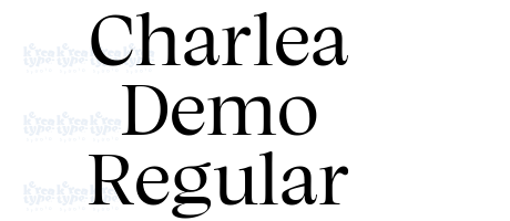 Charlea Demo Regular