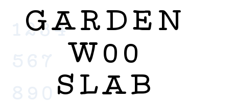 Garden W00 Slab