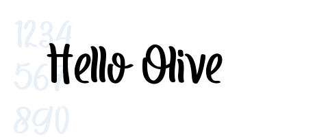 Hello Olive