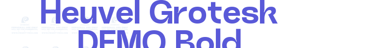 Heuvel Grotesk DEMO Bold