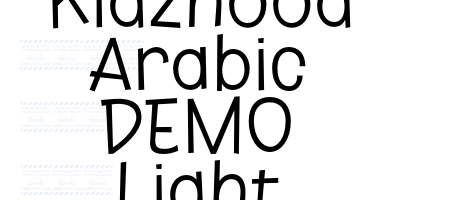 Kidzhood Arabic DEMO Light